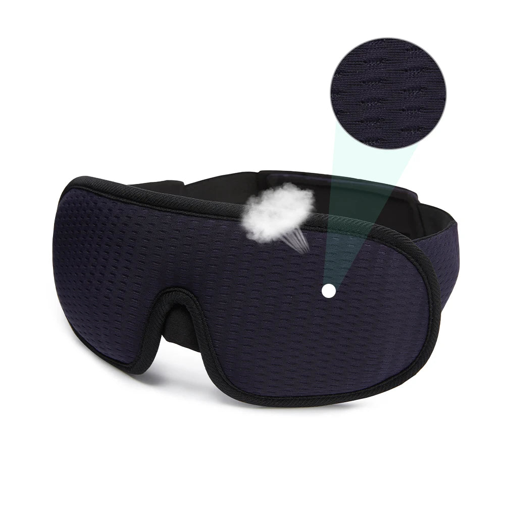 Masque de sommeil 3D anti-lumière, doux et rembourré, pour les yeux, masque oculaire, bandeau pour les yeux, aide au sommeil, masque facial, cache-yeux