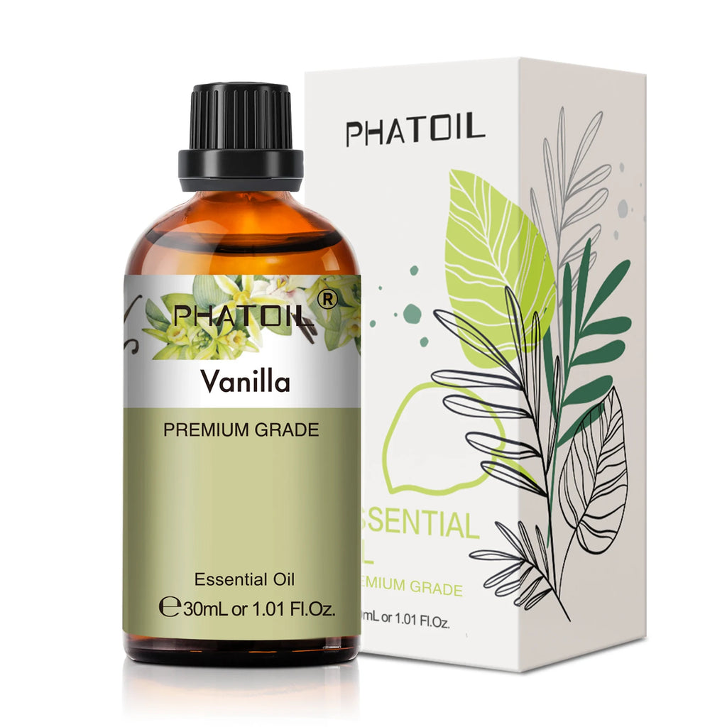 PHATOIL 1 pièces huile essentielle d'aromathérapie 30ml citron Eucalyptus lavande bergamote jasmin jiépro Rose vanille arôme huile essentielle