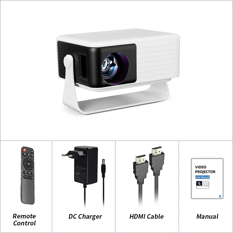 MINI Projector Smart TV AUN Y3 Rotatable Palm Sized Home Theater Cinema VideoProjector Beamer TF USB U Disk for Full HD Wired Mirror IPhone 4K Via HDMI Port Projectors