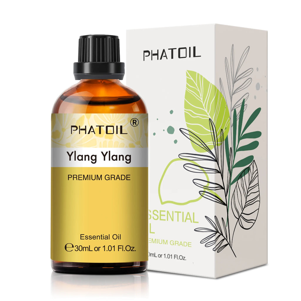 PHATOIL 1 pièces huile essentielle d'aromathérapie 30ml citron Eucalyptus lavande bergamote jasmin jiépro Rose vanille arôme huile essentielle