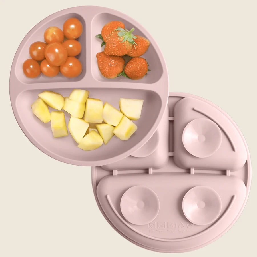 Assiette à manger en Silicone pour bébé, 1 pièce, sans BPA, plats pour enfants, aspiration, vaisselle d'entraînement pour tout-petits, bols d'alimentation pour enfants, articles pour bébés
