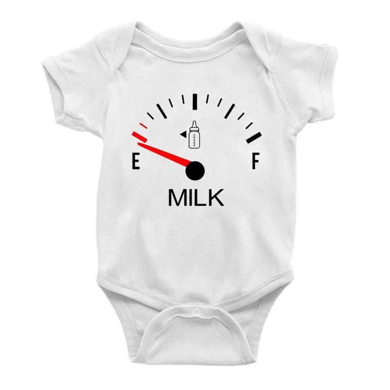 Haute qualité imprimé minimaliste bébé Onesie créativité lait imprimé nouveau-né vêtements 0-24 infantile combinaison barboteuse