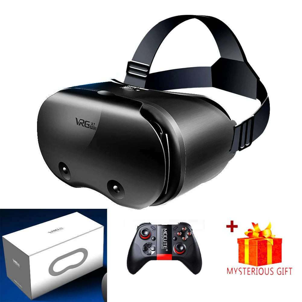 Lunettes de réalité virtuelle 3D VR pour iPhone Android Smartphone téléphone portable casque casque casque avec lentilles réelles lunettes appareils