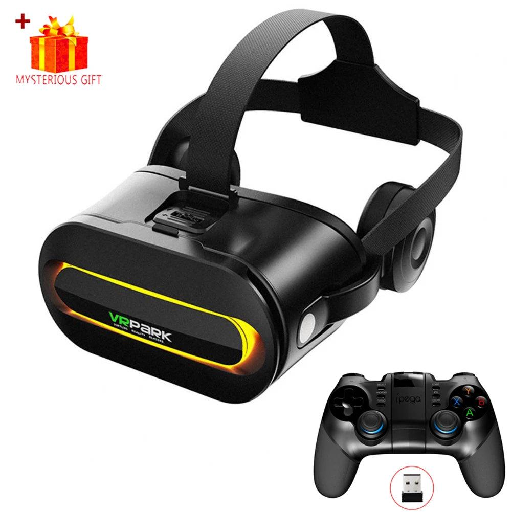 Viar 3D réalité virtuelle VR lunettes casque appareils Bluetooth casque lentilles lunettes Smartphone intelligent téléphone casque jeu Mobile