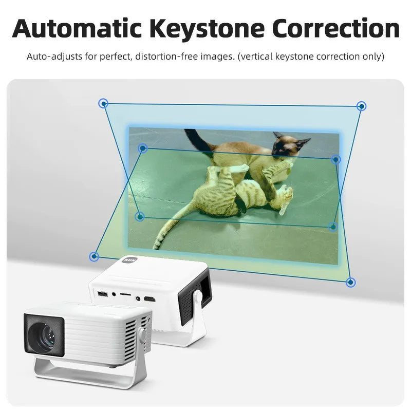 MINI Projector Smart TV AUN Y3 Rotatable Palm Sized Home Theater Cinema VideoProjector Beamer TF USB U Disk for Full HD Wired Mirror IPhone 4K Via HDMI Port Projectors