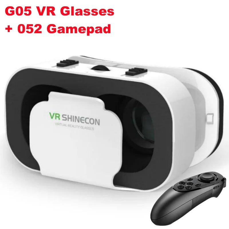 G05 MINI VR lunettes IMAX films 3D lunettes de réalité virtuelle Google carton boîte VR casque pour 4.5-6 "téléphone, Support jeu Joystick