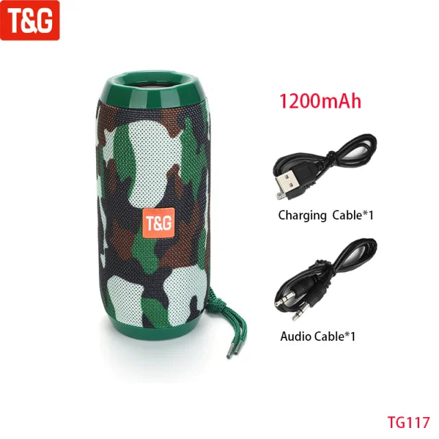 Haut-parleur Bluetooth portable sans fil, Caixa De Som, Boîte de son itude Bluetooth pour radio FM, Caisson de basses Blootooth, Audio mains libres, Baffe