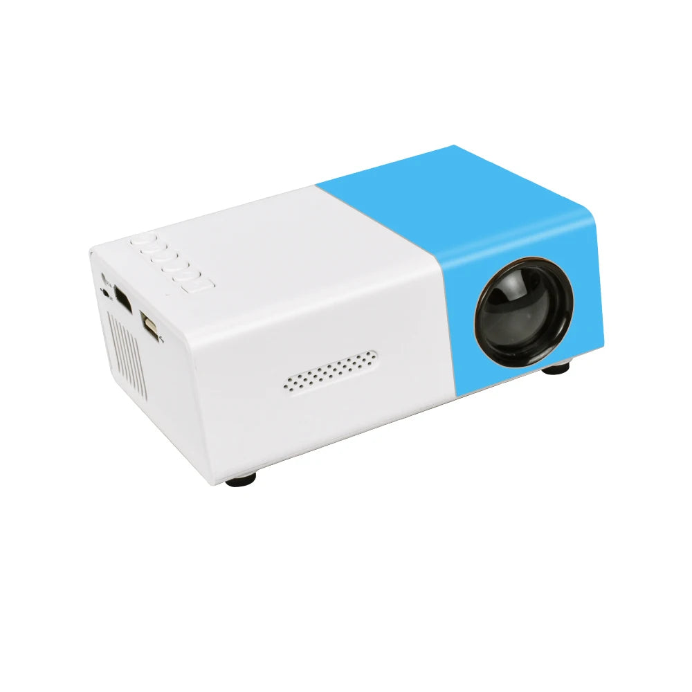 Salange YG300 Mini projecteur LED Yg300 Version améliorée 600 lumens 320x240P HDMI USB Audio lecteur multimédia domestique projecteur