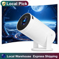 Hoowi Projecteur Portable Freestyle avec WiFi 6 & Bluetooth 5.0, 4K 1080P, Support Rotatif 180°, Contrôle à Distance, Idéal pour Home Cinéma Intérieur/Extérieur