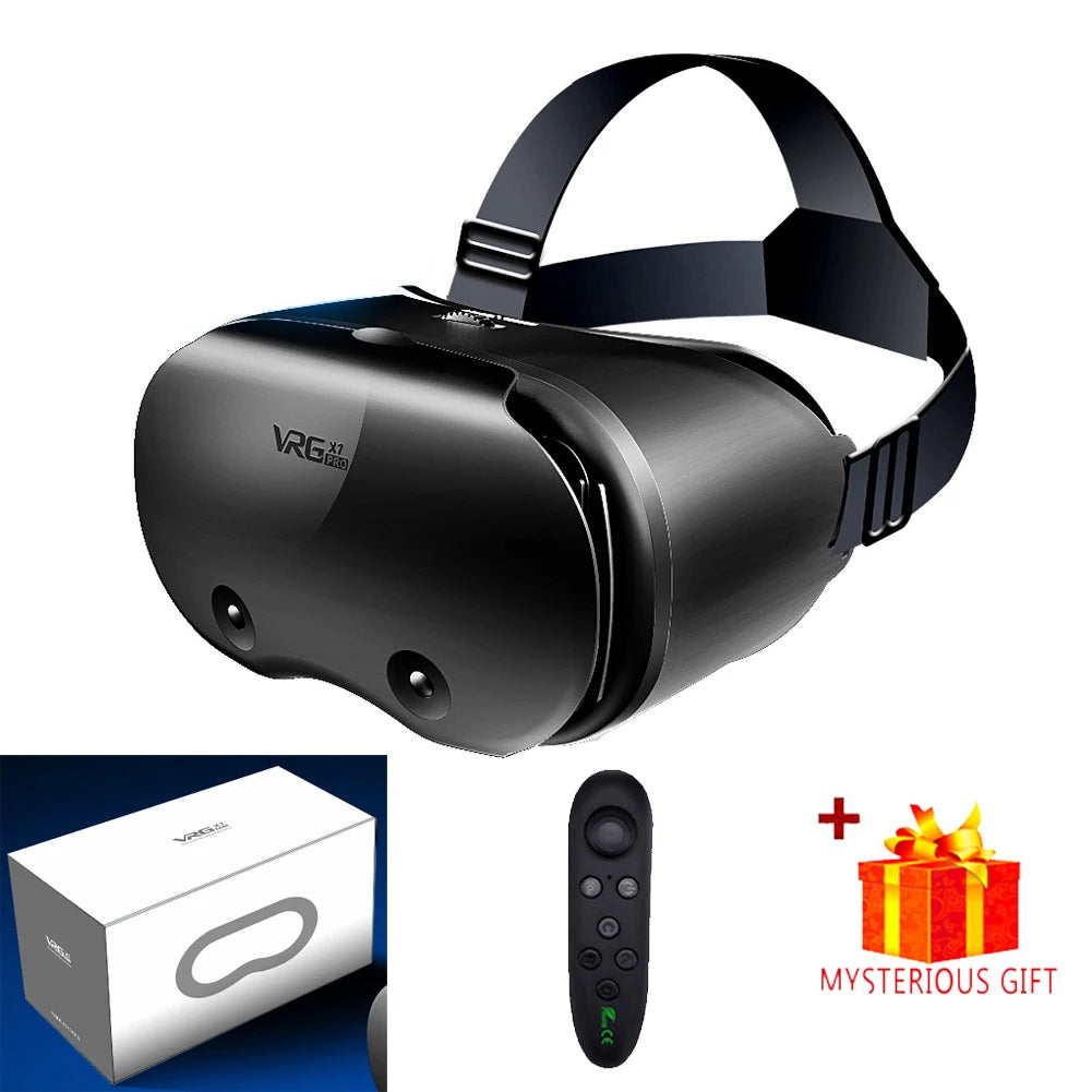 Lunettes de réalité virtuelle 3D VR pour iPhone Android Smartphone téléphone portable casque casque casque avec lentilles réelles lunettes appareils