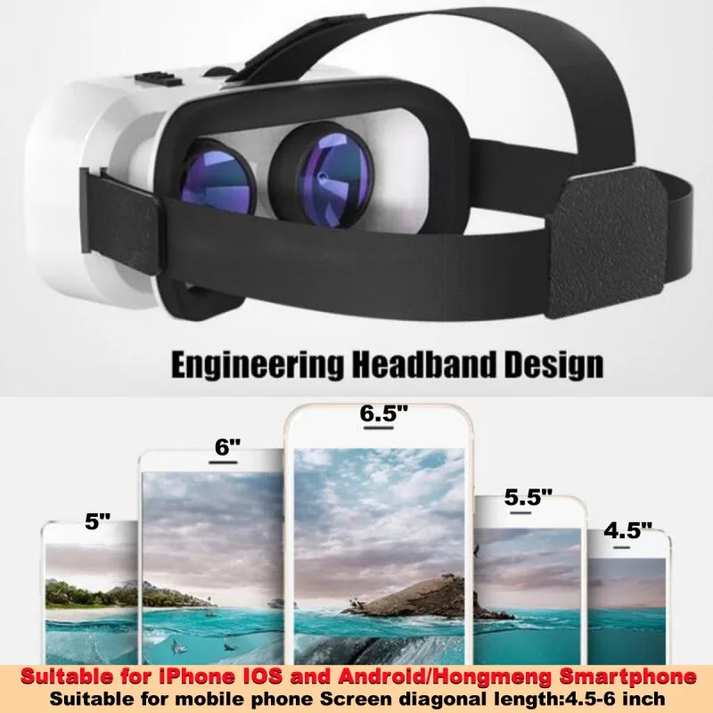 G05 MINI VR lunettes IMAX films 3D lunettes de réalité virtuelle Google carton boîte VR casque pour 4.5-6 "téléphone, Support jeu Joystick