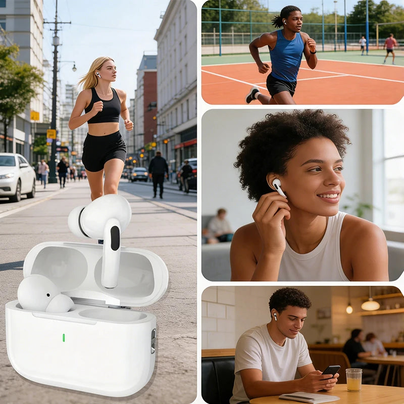 Écouteurs Bluetooth 5.4 A7 - Casque Sport Double Mode avec Réduction de Bruit HD pour Appels, Micro et Musique, ou Étui de Protection