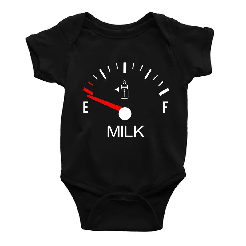 Haute qualité imprimé minimaliste bébé Onesie créativité lait imprimé nouveau-né vêtements 0-24 infantile combinaison barboteuse