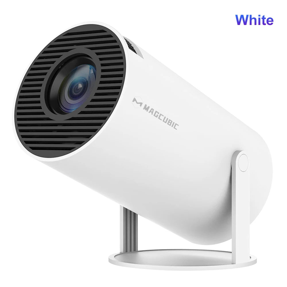 Mini projecteur Magcubic prenant en charge la résolution 8K 720P avec Wi-Fi 6 double bande 5G sans fil, Android 14, 290 ANSI 180 °   Vidéo rotative HY300 Pro