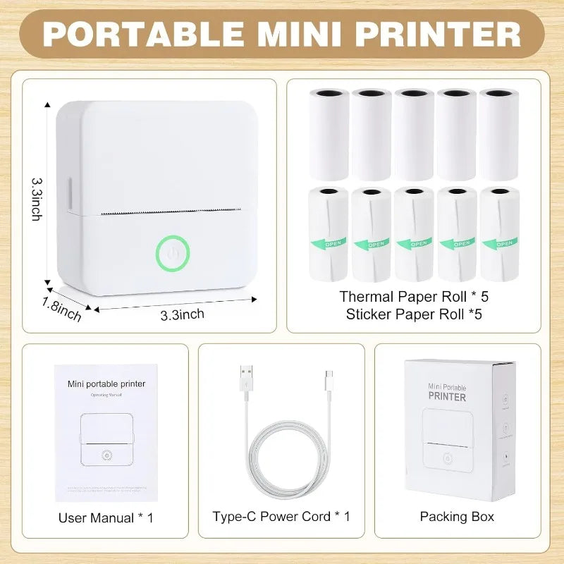 Mini-imprimante thermique Bluetooth 57mm