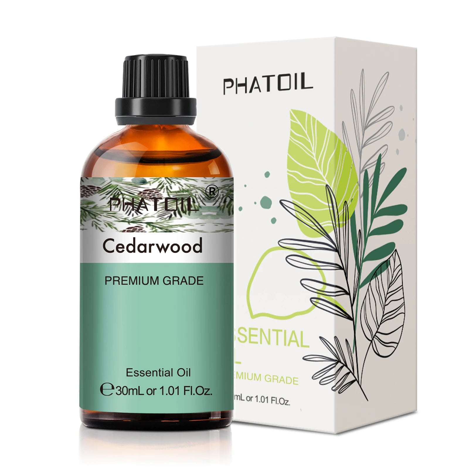 PHATOIL 1 pièces huile essentielle d'aromathérapie 30ml citron Eucalyptus lavande bergamote jasmin jiépro Rose vanille arôme huile essentielle