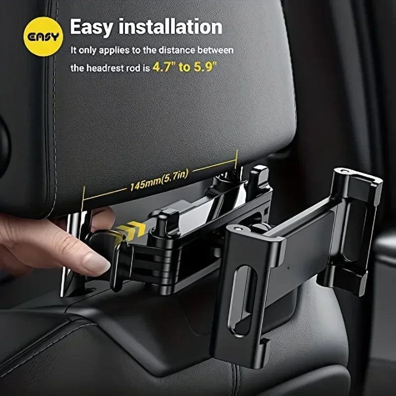 Support Tablette Voiture Appui-Tête – Télescopique, Universel iPad & Téléphone