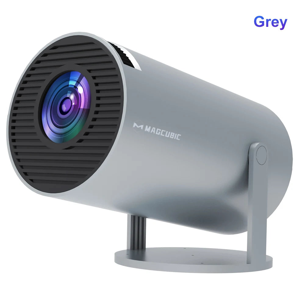 Mini projecteur Magcubic prenant en charge la résolution 8K 720P avec Wi-Fi 6 double bande 5G sans fil, Android 14, 290 ANSI 180 °   Vidéo rotative HY300 Pro