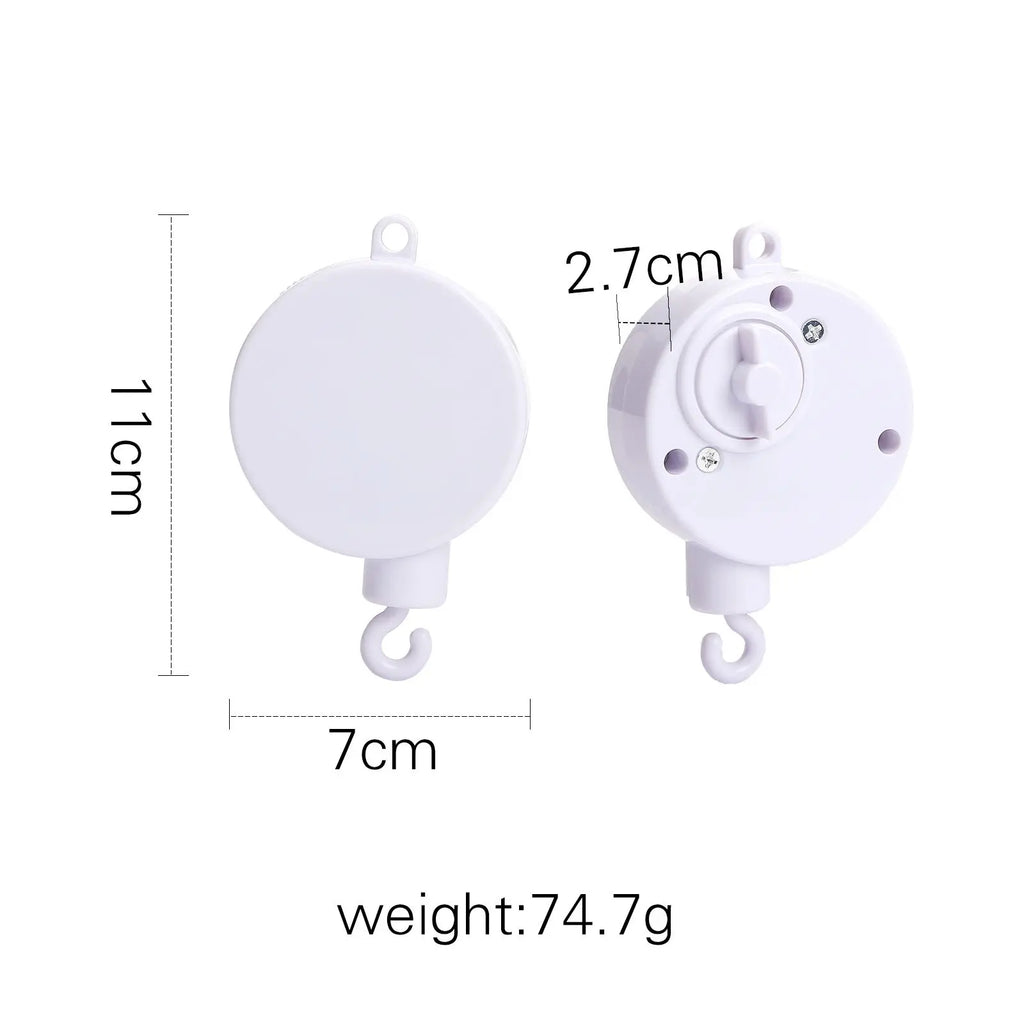 Lit de bébé Mobile en bois, hochet, jouet en feutre doux, ours de dessin animé, support Mobile, boîte à musique pour nouveau-né, cloche de lit, support suspendu