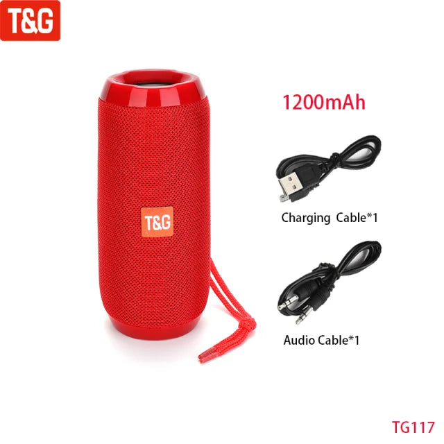 Haut-parleur Bluetooth portable sans fil, Caixa De Som, Boîte de son itude Bluetooth pour radio FM, Caisson de basses Blootooth, Audio mains libres, Baffe
