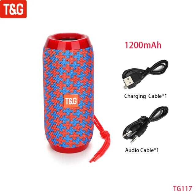 Haut-parleur Bluetooth portable sans fil, Caixa De Som, Boîte de son itude Bluetooth pour radio FM, Caisson de basses Blootooth, Audio mains libres, Baffe