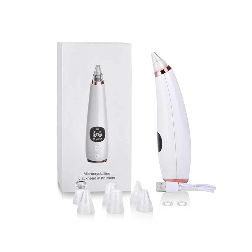 Aspirateur électrique pour points noirs, nettoyeur d'acné, élimination des taches noires, nettoyage en profondeur du visage, Machine de nettoyage des pores, outils de soins de la peau