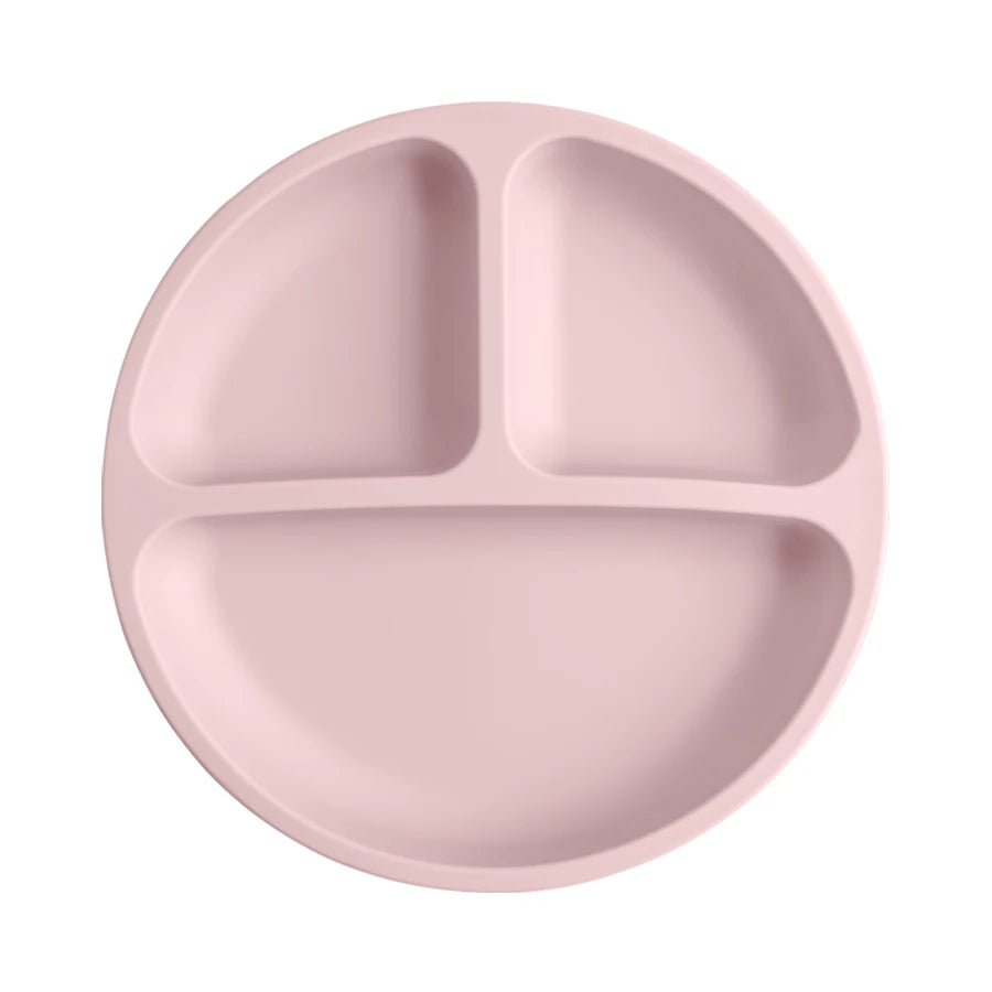 Assiette à manger en Silicone pour bébé, 1 pièce, sans BPA, plats pour enfants, aspiration, vaisselle d'entraînement pour tout-petits, bols d'alimentation pour enfants, articles pour bébés