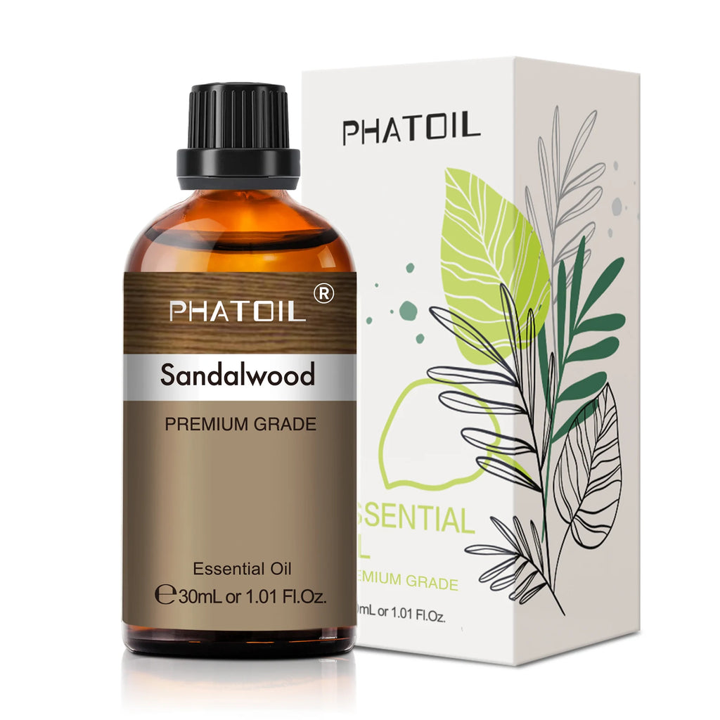 PHATOIL 1 pièces huile essentielle d'aromathérapie 30ml citron Eucalyptus lavande bergamote jasmin jiépro Rose vanille arôme huile essentielle
