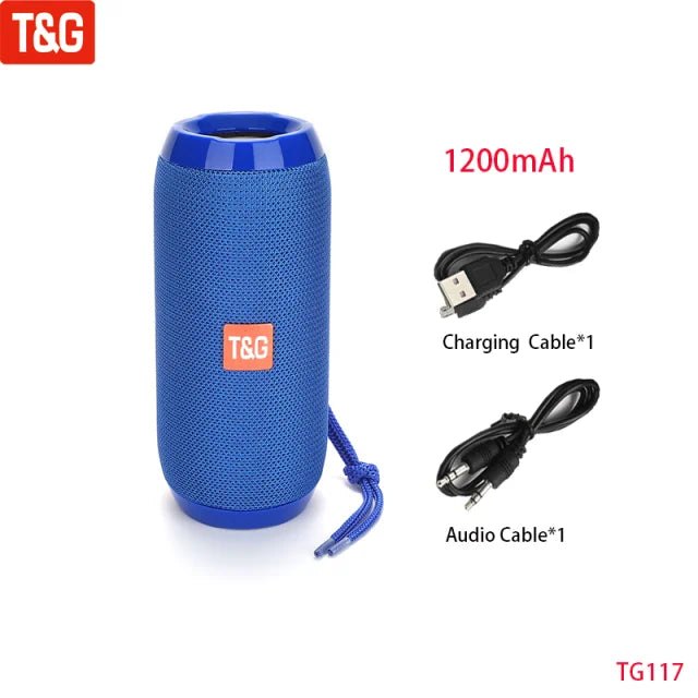 Haut-parleur Bluetooth portable sans fil, Caixa De Som, Boîte de son itude Bluetooth pour radio FM, Caisson de basses Blootooth, Audio mains libres, Baffe