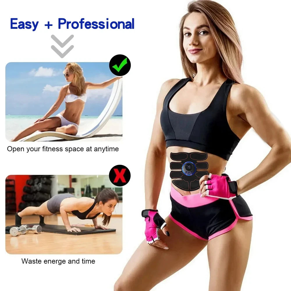 Stimulateur ABS EMS, Toner musculaire, Fitness, perte de poids, masseur, entraînement Abdominal, Patch amincissant