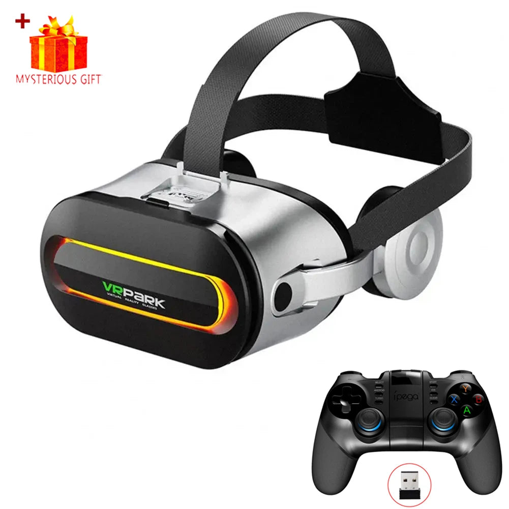Viar 3D réalité virtuelle VR lunettes casque appareils Bluetooth casque lentilles lunettes Smartphone intelligent téléphone casque jeu Mobile