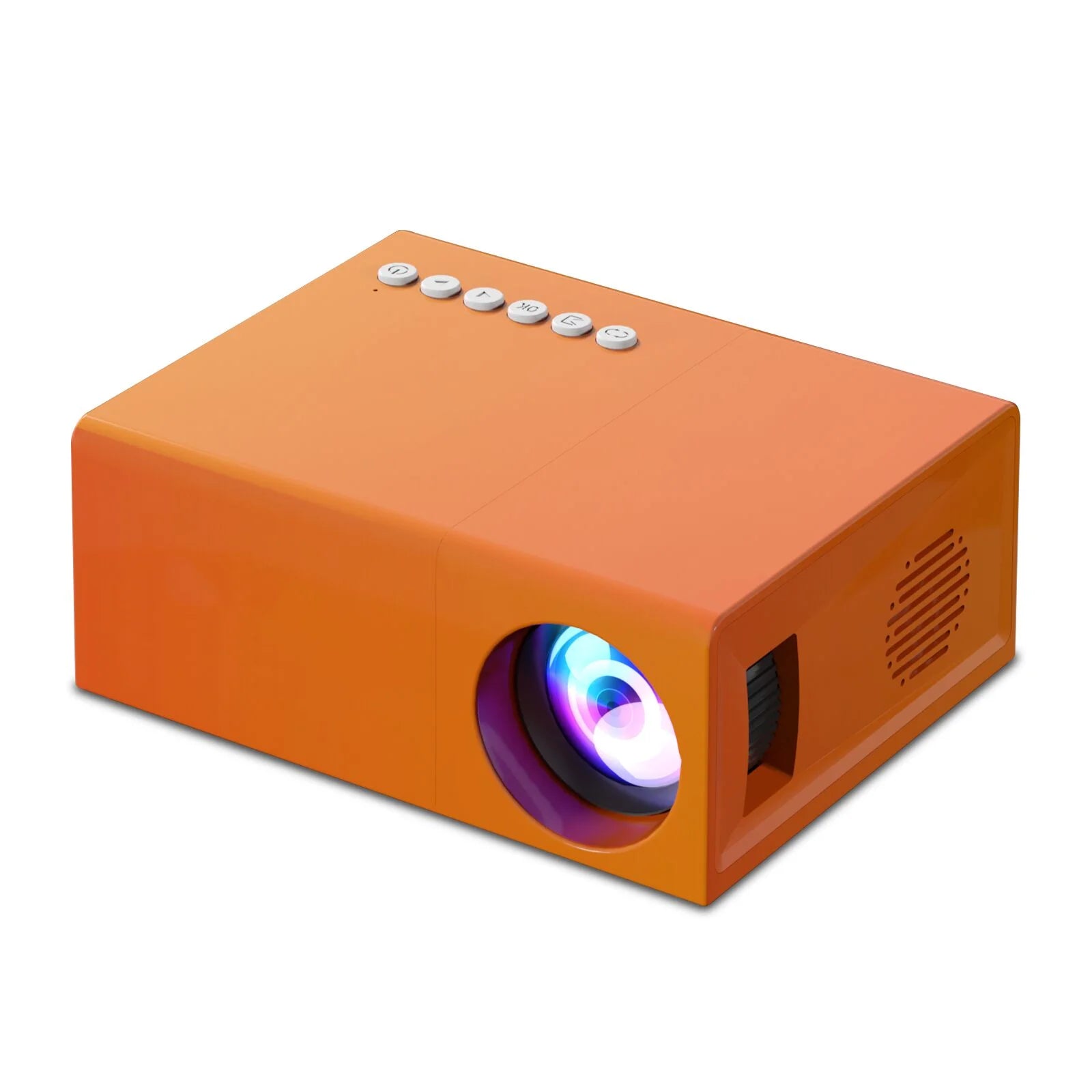 Salange YG300 Mini projecteur LED Yg300 Version améliorée 600 lumens 320x240P HDMI USB Audio lecteur multimédia domestique projecteur