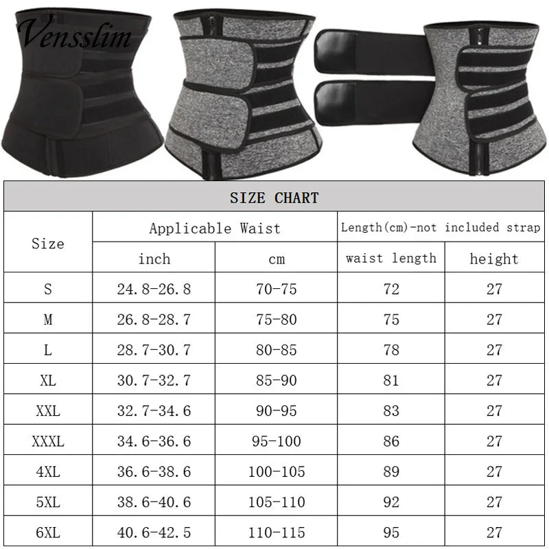 Vensslim hommes taille formateur corps Shapers minceur ceinture gaine perte de poids ventre Cinchers entraînement tondeuse Corset Sauna sueur sangle