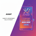 Avant/Après - Pack Communication Barber style réseaux sociaux